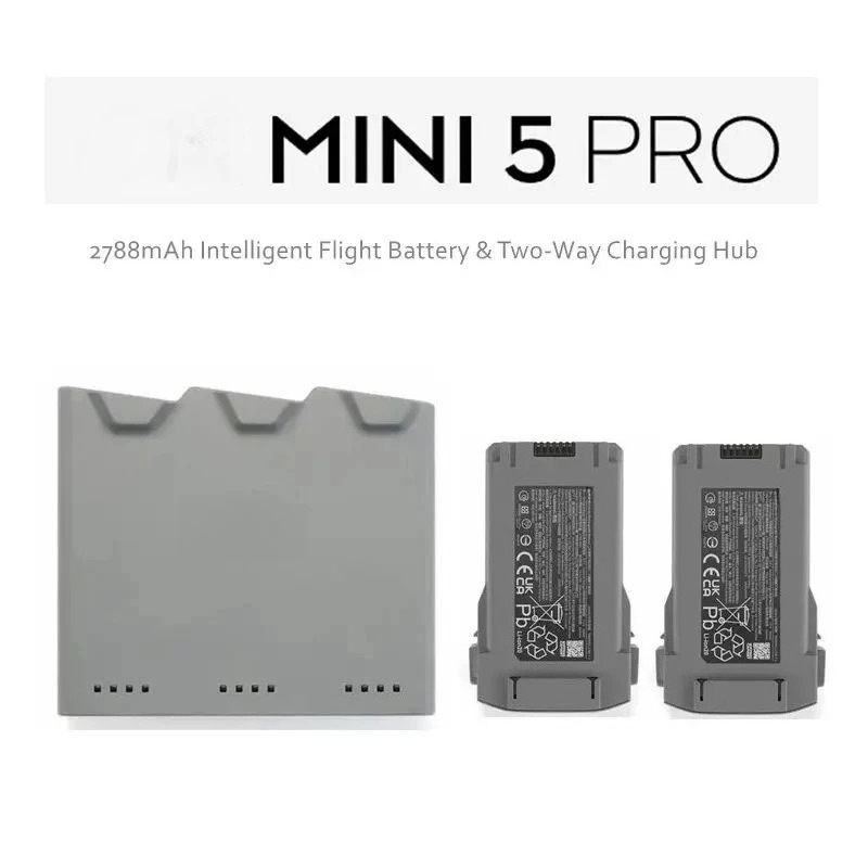 Drone Charging Hub - 2788mAh Mini 5 Pro Drohnenakku Zwei-Wege-Ladehub-Ladegerät